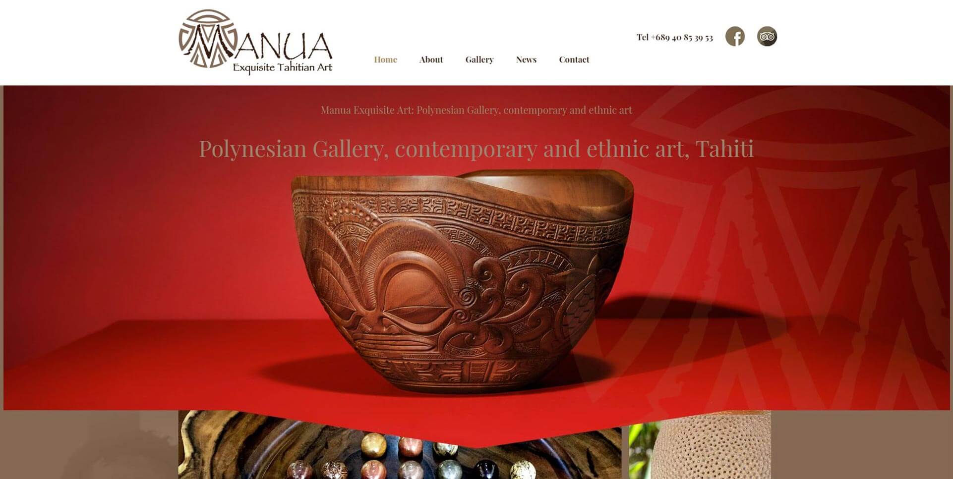 Polynesian Galleery, contemporary and ethnic art in Tahiti